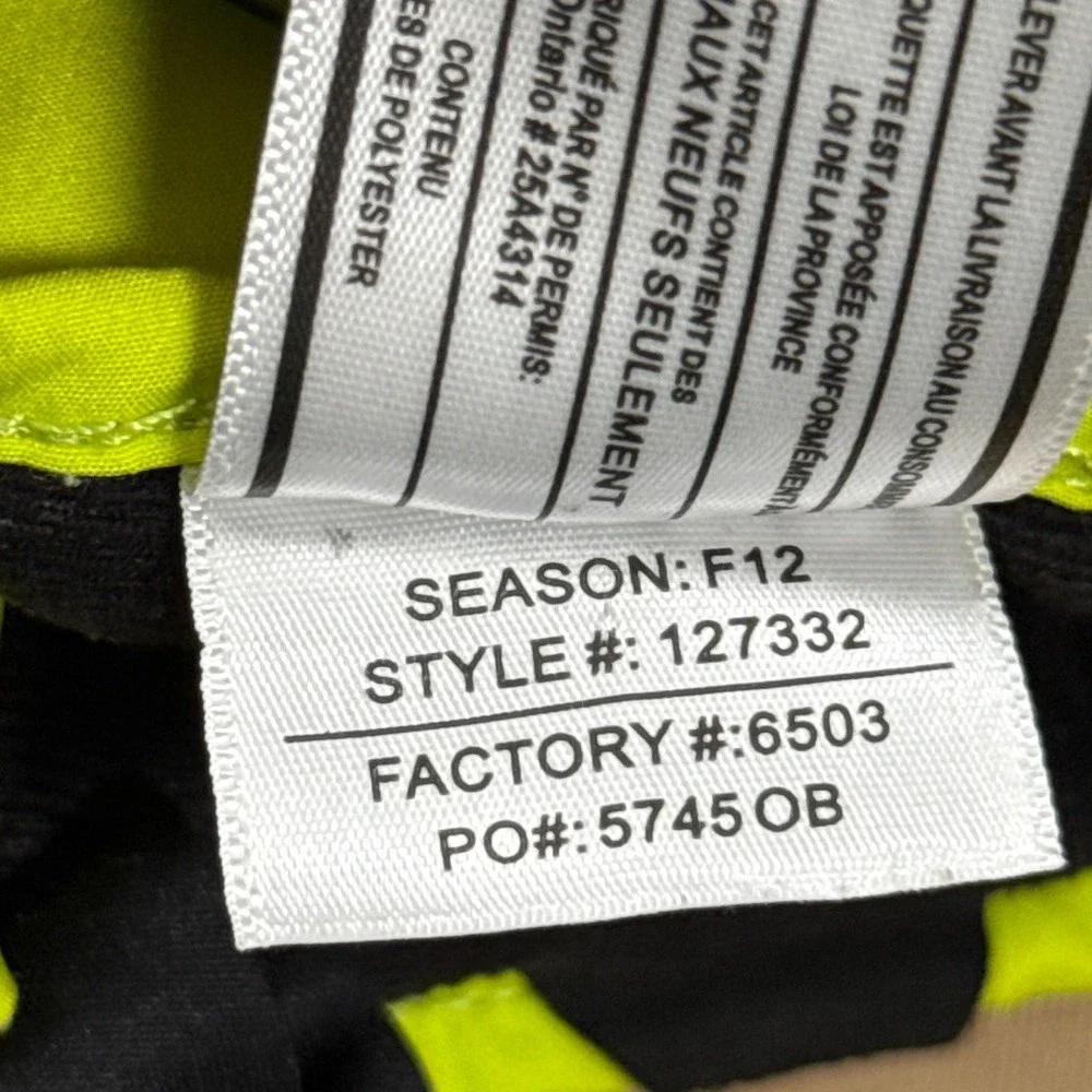Spyder Dry Waterproof Mittens Neon Yellow Lime Green Size XL Kids Ski Snow